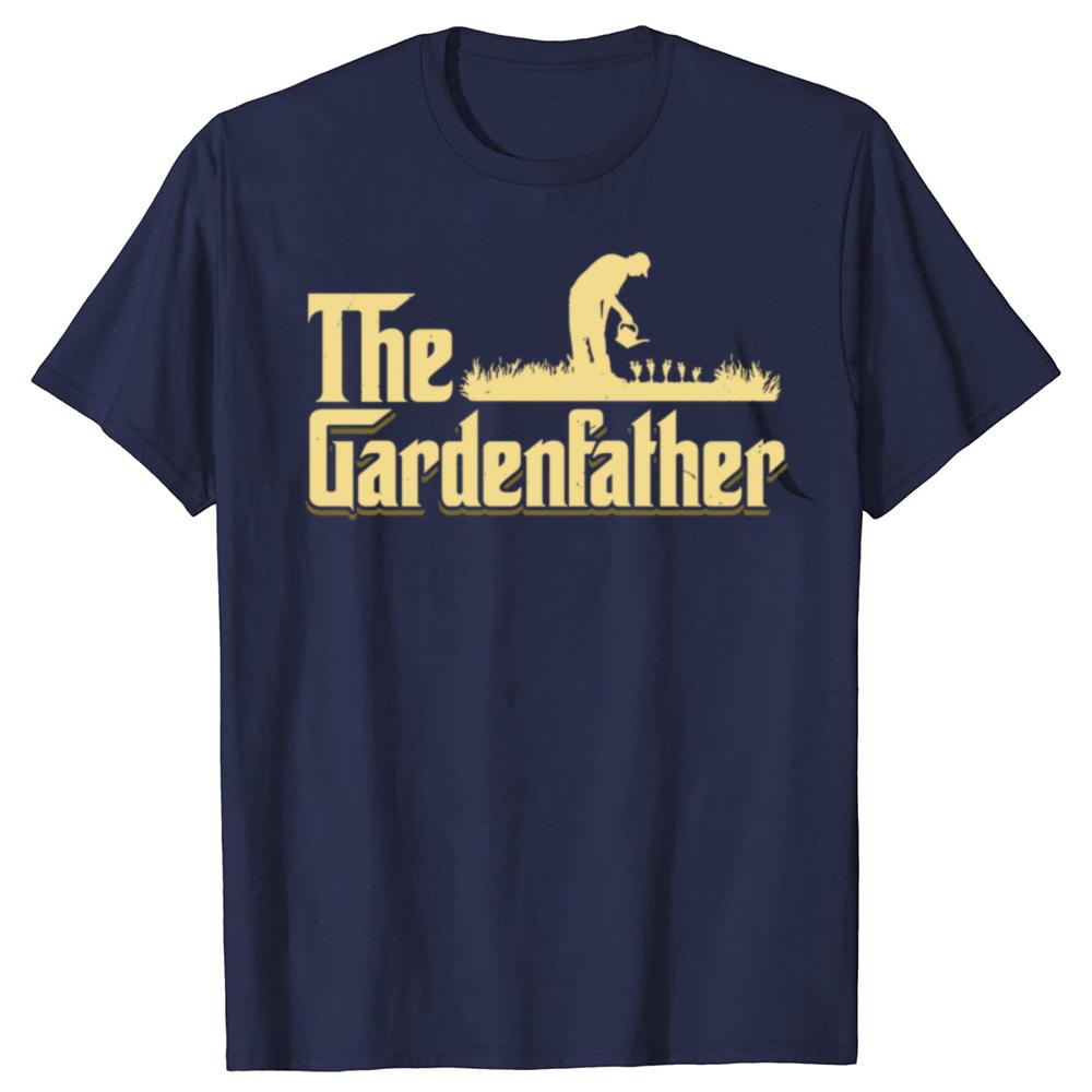 Funny Best Gardening Father Gifts The Gardenfather T-shirts Fashion Casual Tshirt 100% Cotton Loose Oversized T Shirt Unisex