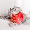 New Tang Suit Cute Festive Collar Bowknot Tie Year Chinese Tang Costume for Cat/dog Gift Festive Pet Clothes Photoshoots Props