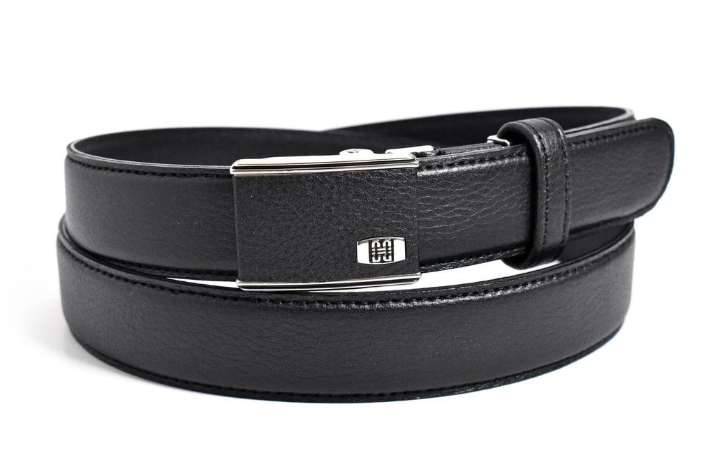 Daks Leather Business Belt with Slide Buckle (DB25070)