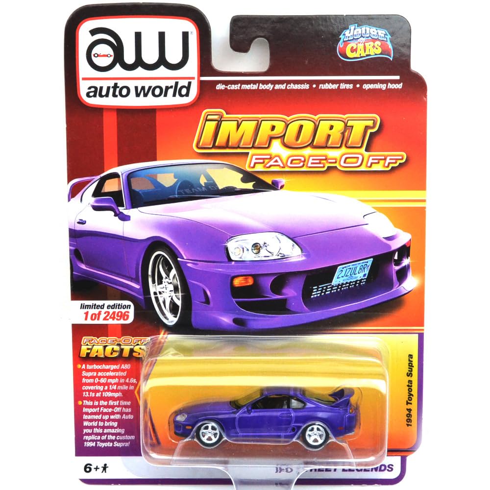 

auto world 164 SCALE HOC EXCLUSIVE - TOYOTA SUPRA IMPORT FACE-OFF HOC Exclusive - Toyota Supra - Import Face-Off