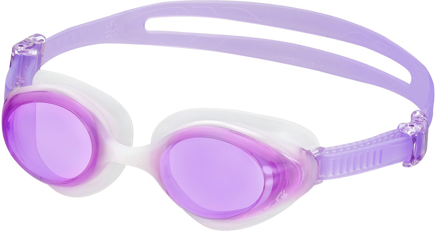 

View Swimming Made in with a Natural Fit and 3D Face and Function with a System Women s Goggles, Japan, Pads, Anti-Fog Rub-On (V830YSA LV).