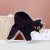7Pcs Cute Cartoon Cat Pp Clip Acrylic Double-Sided High-Definition Pattern Paper Clip Stationery Supplies