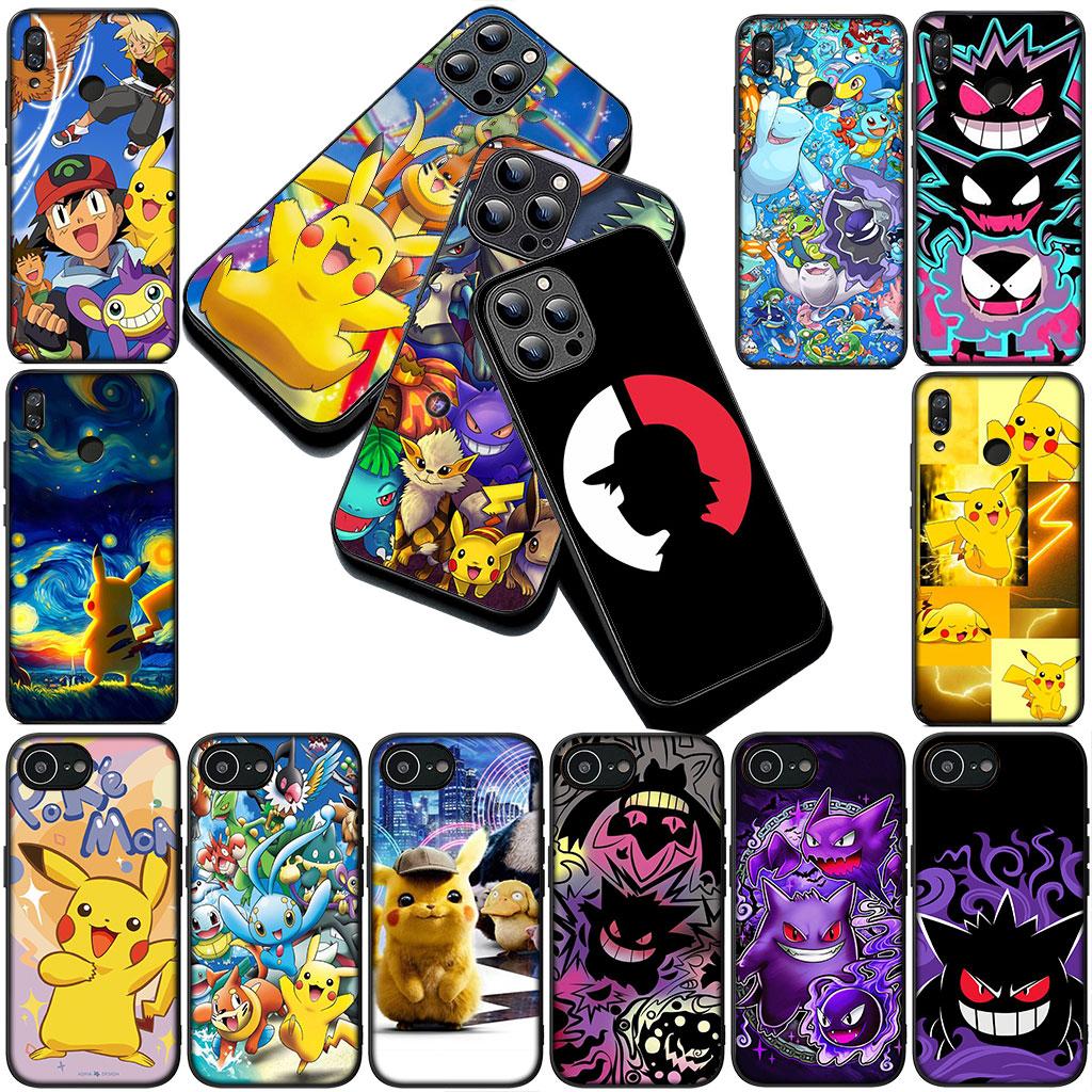 Phone Cover for Motorola Moto G55 G45 G75 G85 G13 Edge 50 30 Fusion 40 NEO Ultra Pro Case P-Pokemons GO P-Pikachus Gengar