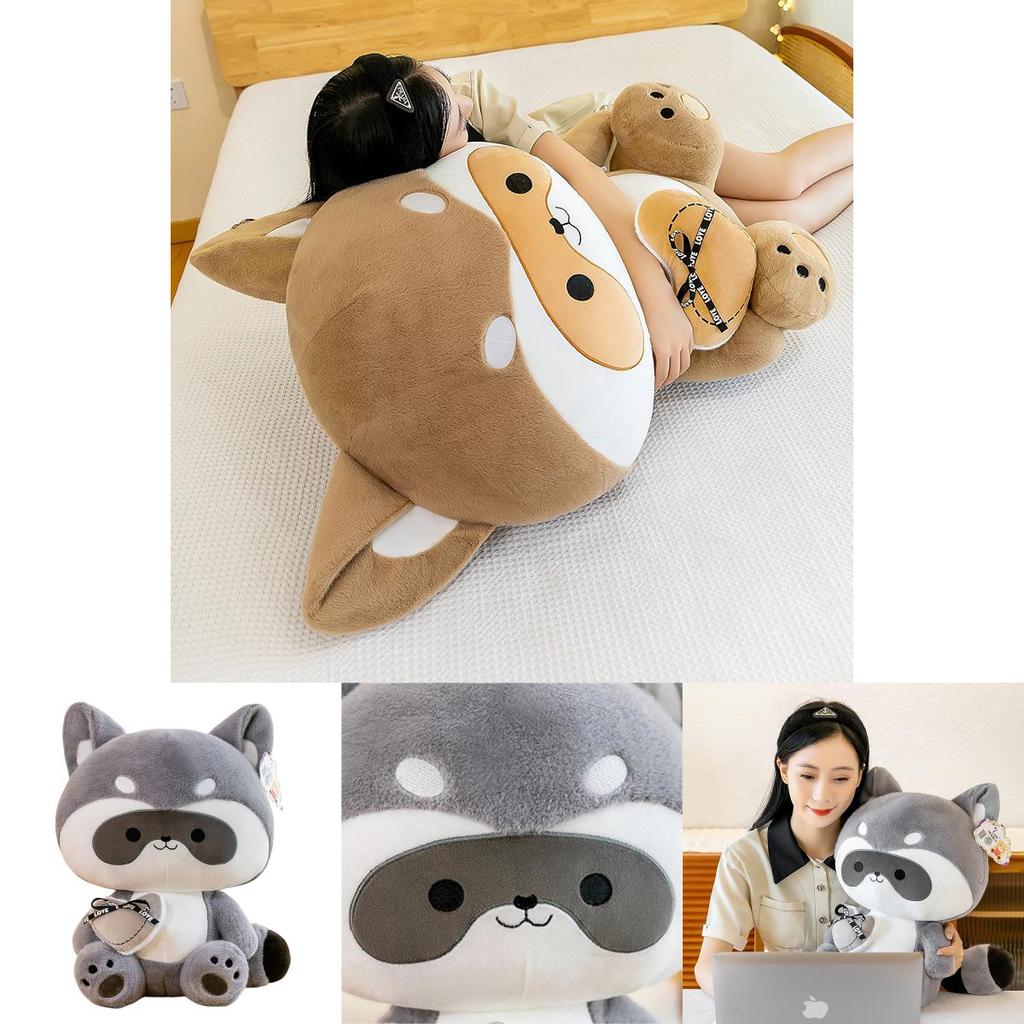 Schattig Raccoon Pluche Speelgoed Voor Meisjes Perfecte Metgezel Voor Bedtijd