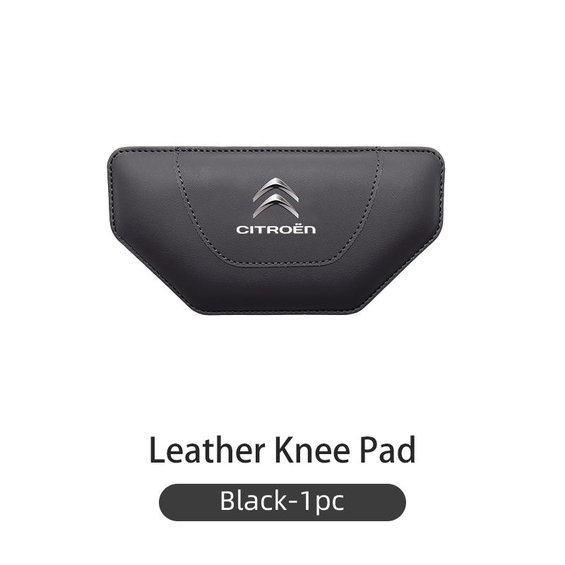 Car Leather Knee Pad Interior Pillow Comfortable Car Accessories For Citroen C4 C3 C5 Berlingo Celysee Cactus Picasso Aircross