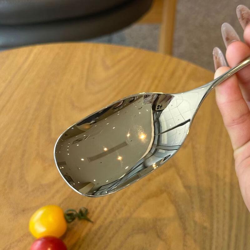Ruhan Stainless Steel Long Handle Serving Spoons