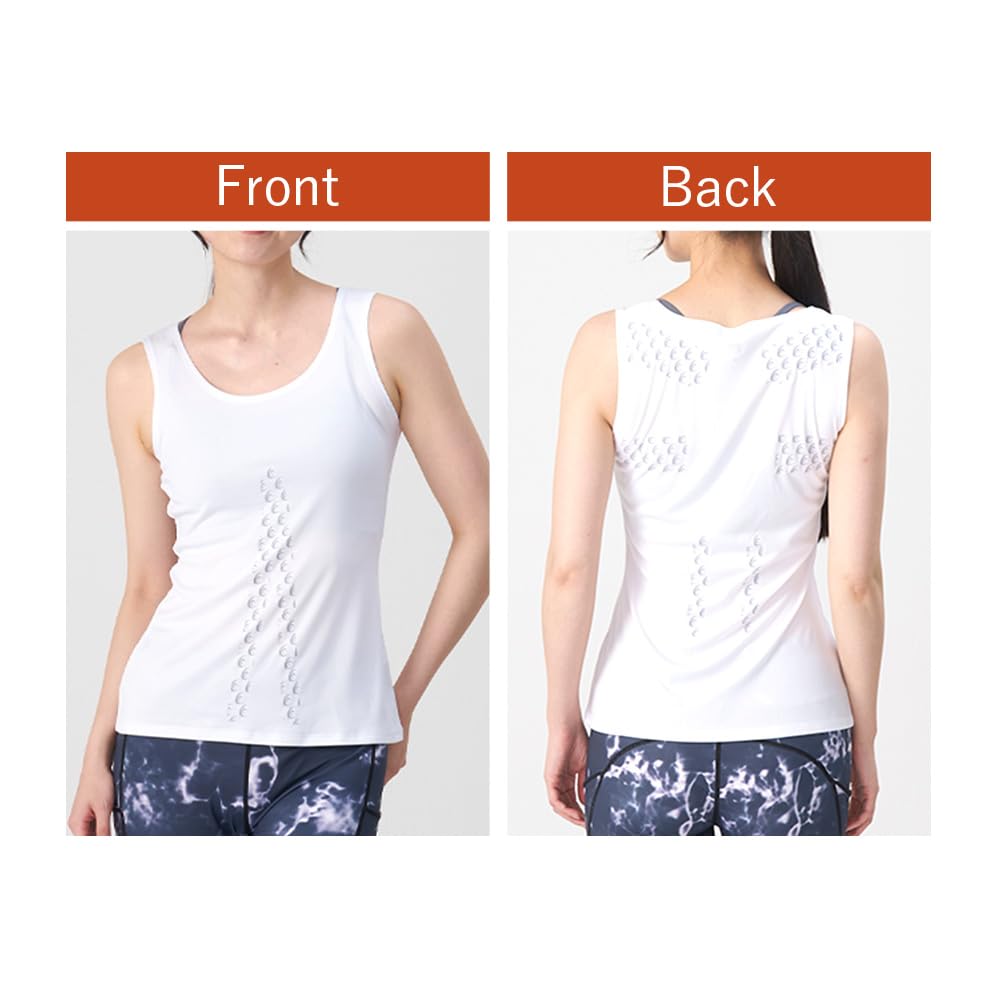 Revive Shirt Sleeveless Power Shirt Recovery Undershirt Women's (L, Black)