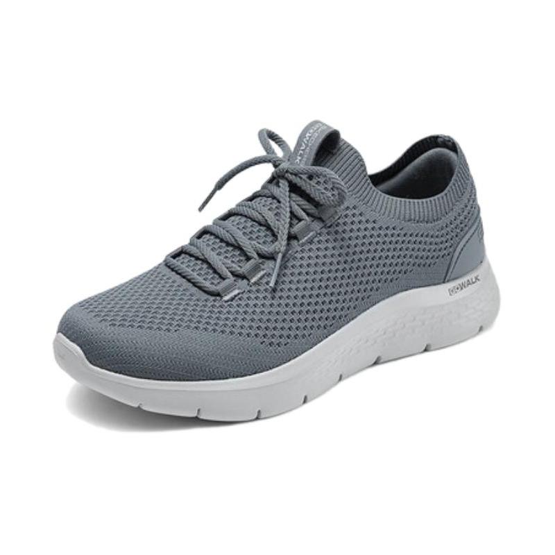 Skechers Zapatos Casuales Transpirables de Secado Rápido Caña Baja para Hombre Color Gris