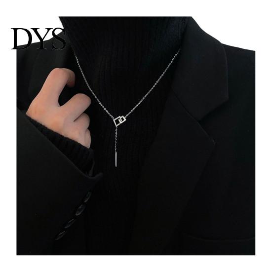 Triangle Pendant Necklace Women Y-Drop Lariat Elegant Sweater Adjustable Fade-resistant Geometric Gift for Wife Girlfriend Daily Wear Jewelry Stylish
