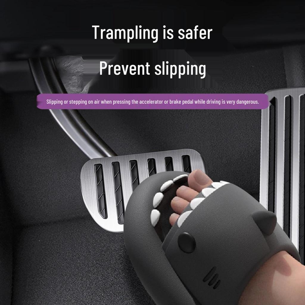 Anti-slip Metal Cover for Xiaomi SU7 Brake Pedal - Wear-resistant Modification Accessory