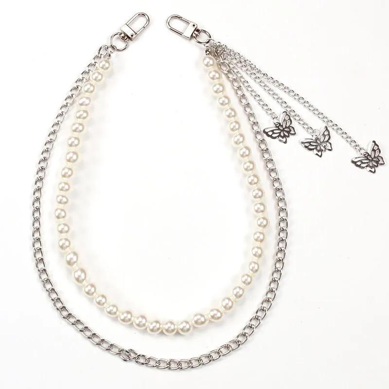 Chaîne de taille vintage élégante en métal pour femmes Fermeture éclair