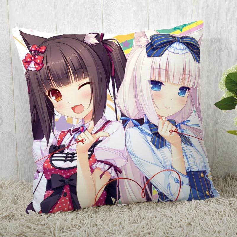 Cheap Pillowcase Printed Pillow Cover Anime Grils Decorative Pillowcase ...