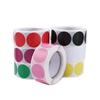 Easy To Paste Multipurpose Non-toxic Odorless Multicolor 500PCS Label Mark Paper Roll Sticker