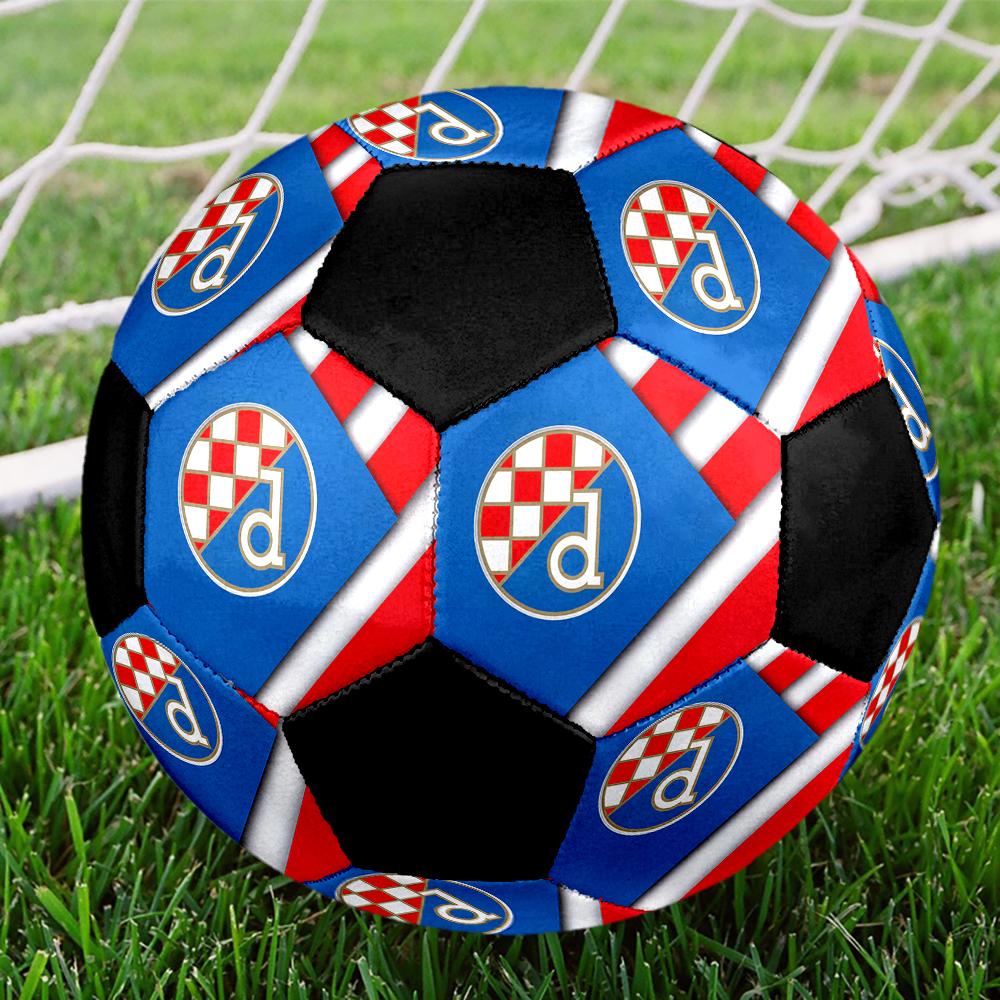 SIZE 5 GNK Dinamo Zagreb Soccer Ball Colorful All Ages Machine Stitched PVC Competition Ready Durable High-Bounce