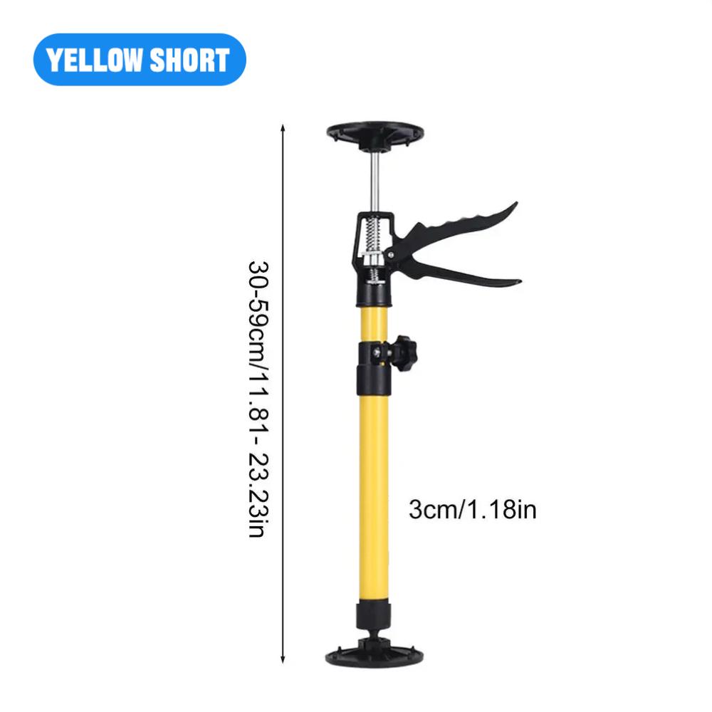 Telescopic Steel Support Rod Adjustable Hand Jack Bracket for Cabinet Lifting Heavy-Duty Shelf Holder Kitchen Bathroom Vanity