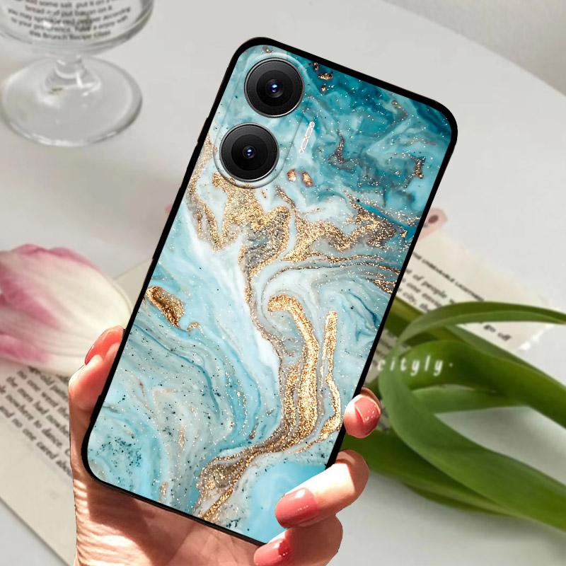 Para POCO F7 Funda Moda Silicona TPU Cubierta Trasera Para Xiaomi Poco F7 F 7 5G Funda de Teléfono Blanda Carcasa Protectora Capa Coque Fundas