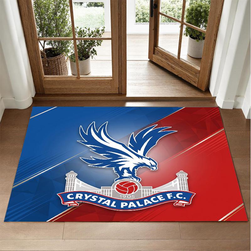 Crystal Palace Design Crystal Velvet Rug Soft Decorative Mat for Bedroom Entrance