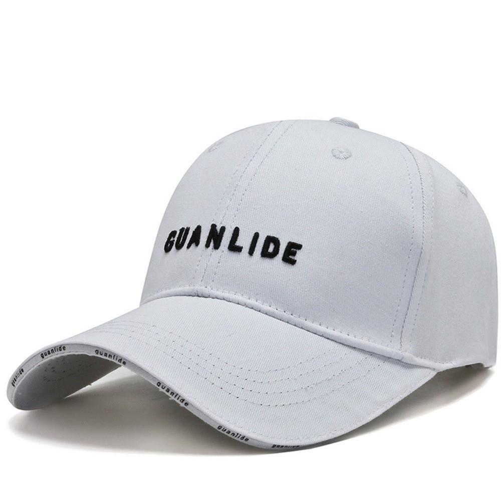 

Adjustable Peaked Cap Breathable Sunshade Duckbill Cap Wide Brim Cap for Spring Summer Season 56-60cm-4