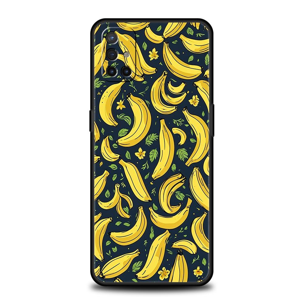 Funny Bite Apple Banana Phone Case For Oneplus 13R 13 12R 11 10T 10R Nord N100 N200 N10 10 9 9R 9RT CE 3 2 Z Pro Soft TPU Cover