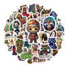 50 Guardians of the Galaxy Waterproof PVC Stickers for Suitcases, Laptops, Motorcycles, and Water Bottles.