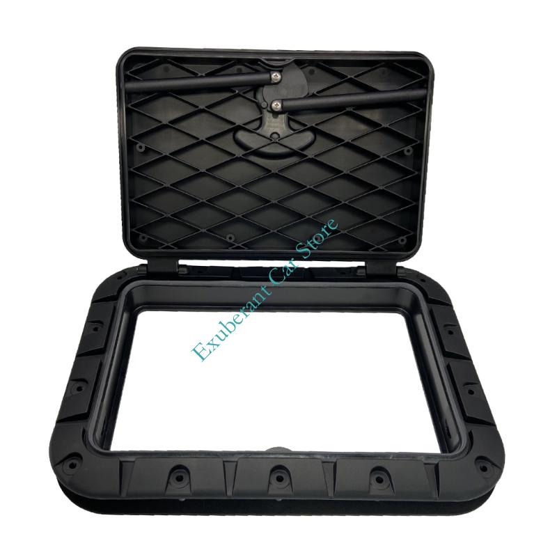 Waterproof Square Boat Hatches Cover UV Resistant ABS Material 25x35cm Deck Plate Suitable for Marine Kayak Canoe Accessories