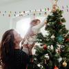 Fake Light String Christmas Decoration Doll House Miniature Furniture Accessorie