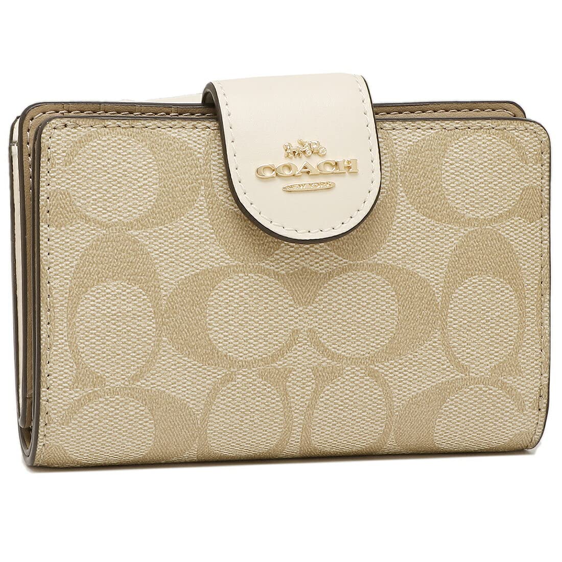 

Outlet Bifold Wallet Signature Beige White C0082 IMDQC [Coach] Women s [Item]