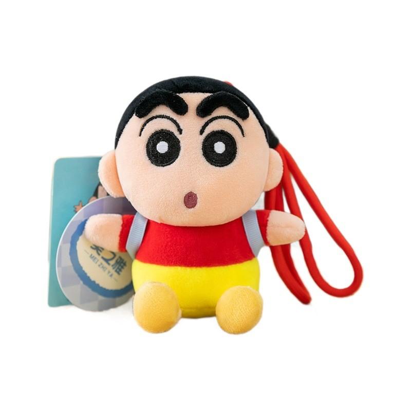Plush Shinchan Crayon Pendant Cartoon Doll Keychain Accessory Souvenir Gift