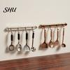 5Pcs Kitchen Dollhouse Miniature Spoon Shovel Cookware Tools DIY Accessories Kit
