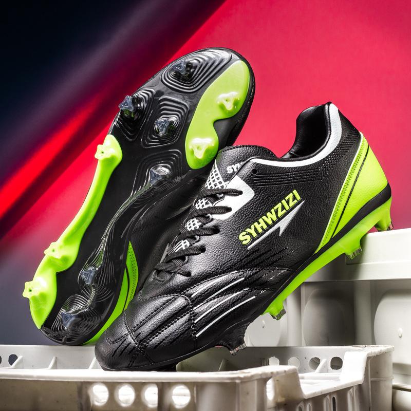 

Футбольные бутсы с низким верхом tf сломанные ногти искусственный газон AG ногти кожаные ноги мальчики и девочки дети молодежь студенты тренировочная обувь 39