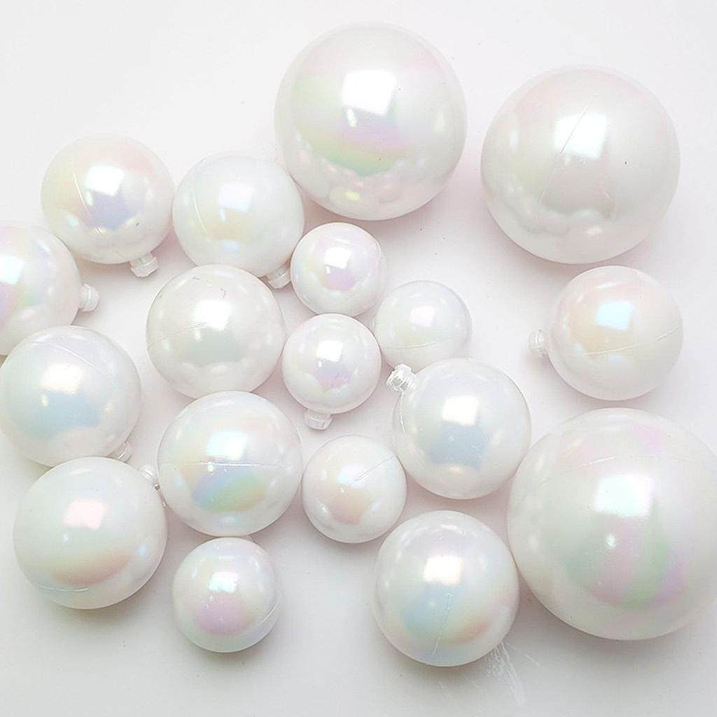 60PCS Christmas Tree Decoration Glittering PVC Ball Ornament Shatterproof Decorative Baubles For Holiday Centerpieces