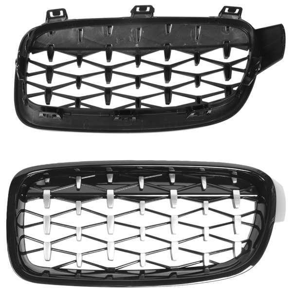 Pair of 51137263479/51137263480 Grilles for 2012-2018 BMW 3 Series F30/F31.
