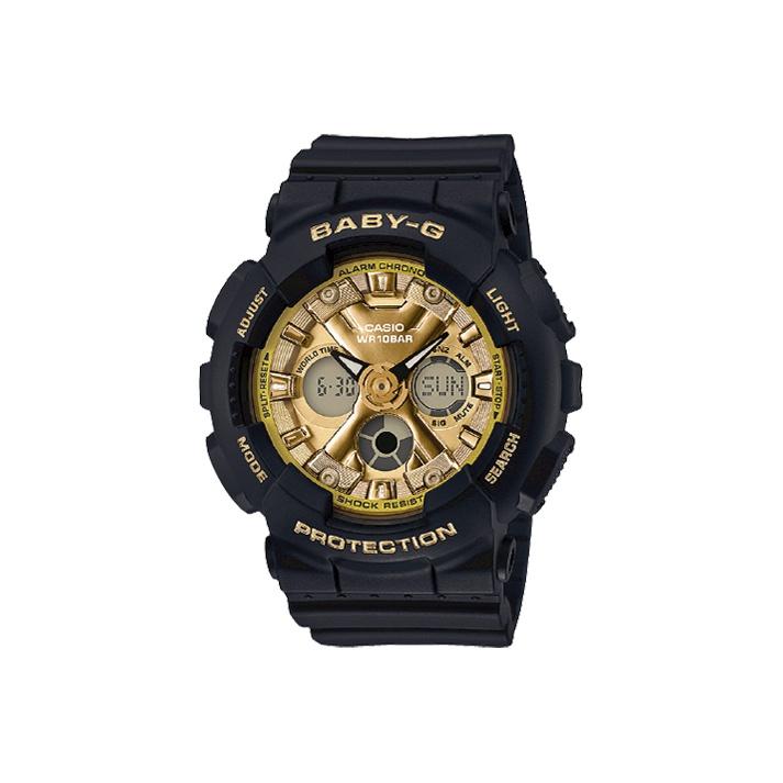 

CASIO Women s BABY-G Gold Watch BA-130-1A3 BA-130-1A3 Gold Dial and Black Band