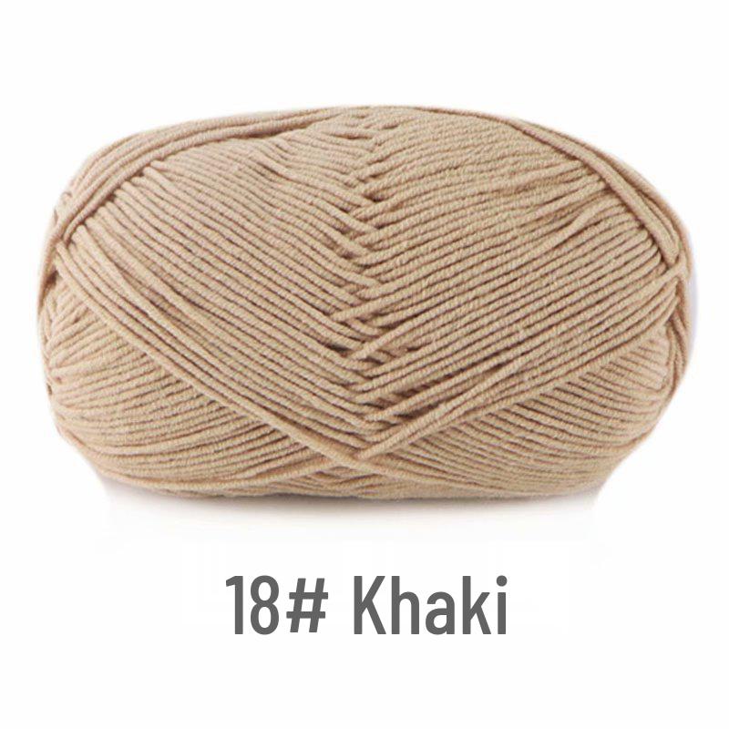 Suhe 4-Ply Combed Milk Cotton Yarn for Crochet & DIY Knitting Projects