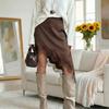 Women Satin Lace Trim Mini Skirts 2026 Summer Elastic Waist Asymmetric Hem Short Skirts Lace Half Slip Skirts Streetwear