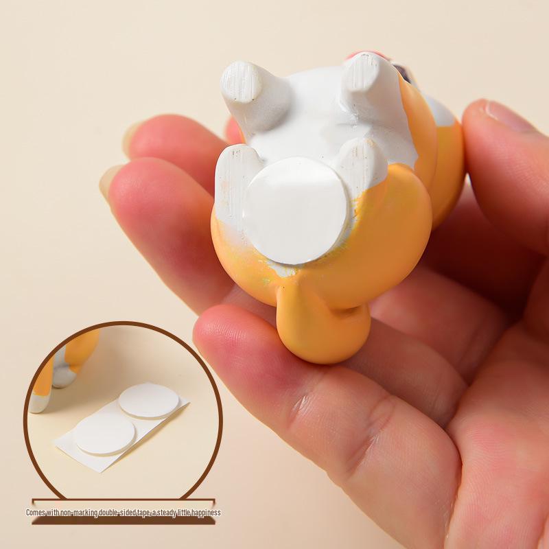 Adorable Puppy Resin Cable Organizer for Desktop or Bedside