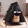 Portable Outdoor Pet Tent Oxford Cat Teepee Tent Pet Cage Insulated Dog House  Room Decor
