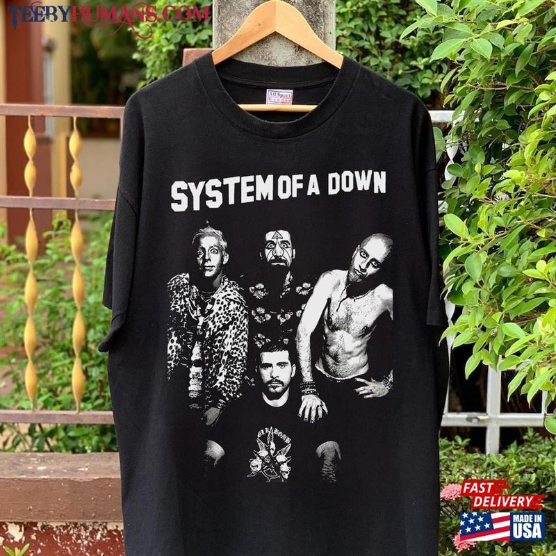 System of a Down Band Classic Style Black Unisex Shirt Men Women KH14971