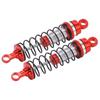 RC Front Rear Shock Absorbers Reducing Vibration Aluminum Alloy RC Parts for Latrax Teton 118 Red