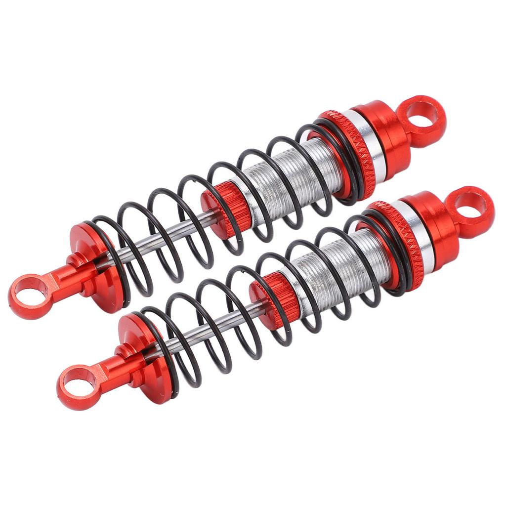 RC Front Rear Shock Absorbers Reducing Vibration Aluminum Alloy RC Parts for Latrax Teton 118 Red