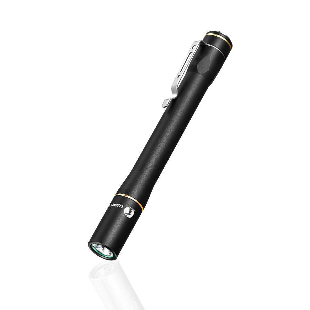 LUMINTOP IYP365 LED High Color Nichia Aluminum Alloy Compact and 3 Brightness IPX8 AAA Battery Compatible Flashlight, Rendering, LED, Construction,