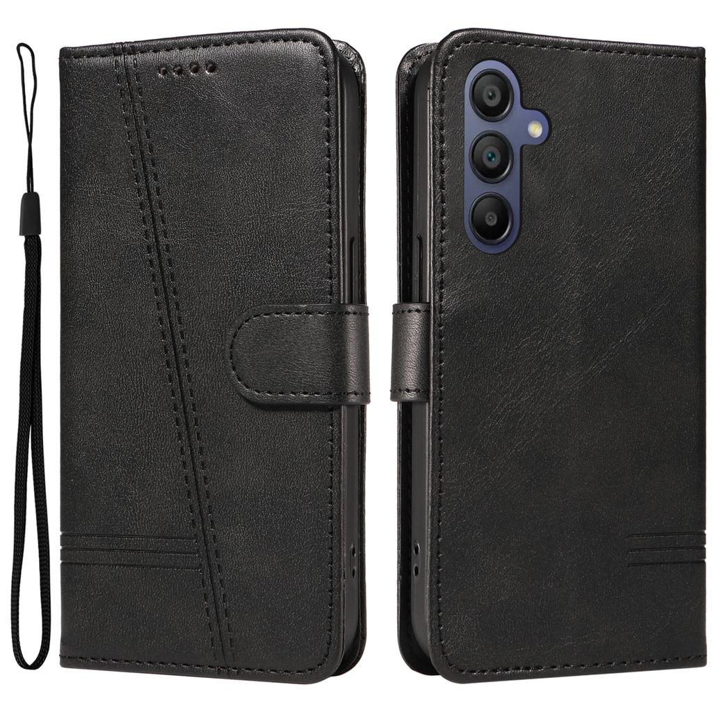 For Samsung Galaxy A17 5G/A17 4G/A26 5G/A16 5G/A16 4G Case Flip Wallet T-Shape Lines Leather Phone Cover