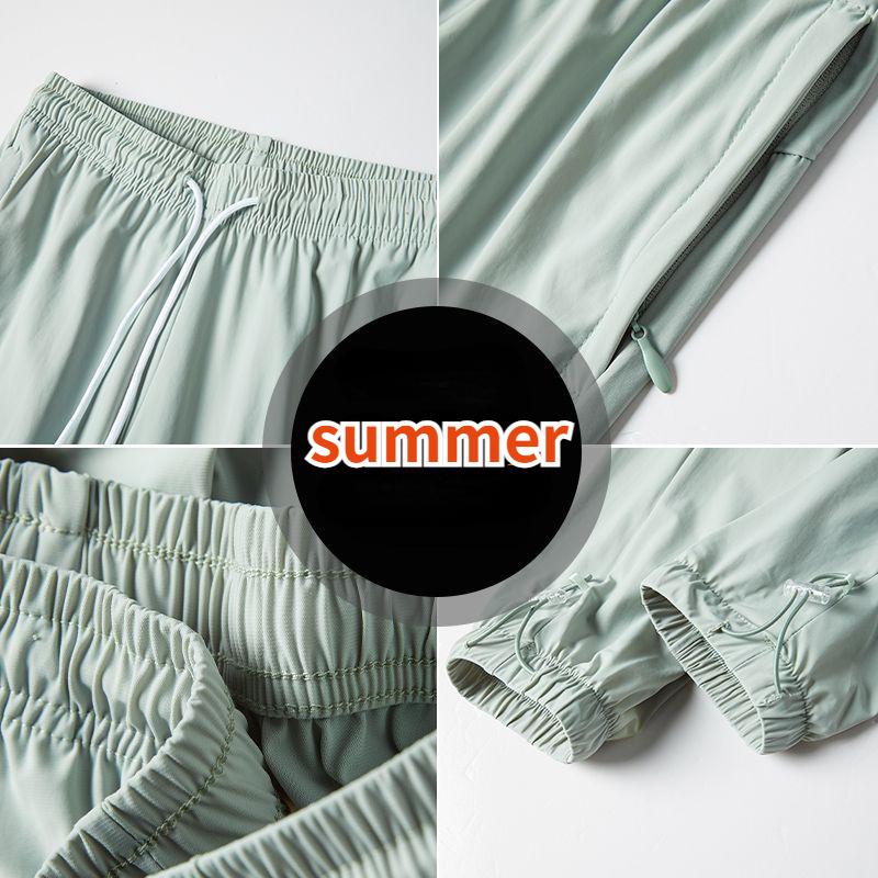 Breathable Quick-drying Sports Pants for Women's Summer Outdoor Running Pants