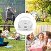 Gelielim Portable CD Player, FM/AM Radio, Built-in Dual Speakers, CD/SD/MP3/USB/AUX Outlets, Battery-Powered, LCD Display, 3.5mm Earphone Jack, Boombo