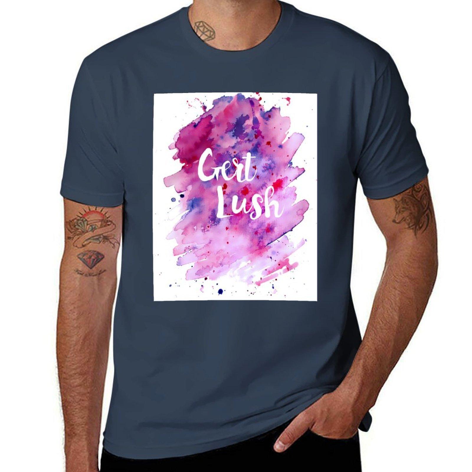 Gert Lush Watercolour TShirt Work Wear Breathable Tee S