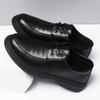 Leather Shoes Men's New Business Dress British Style Casual Shoes Soft Sole Black Men's Wedding Groom Shoes Men's
