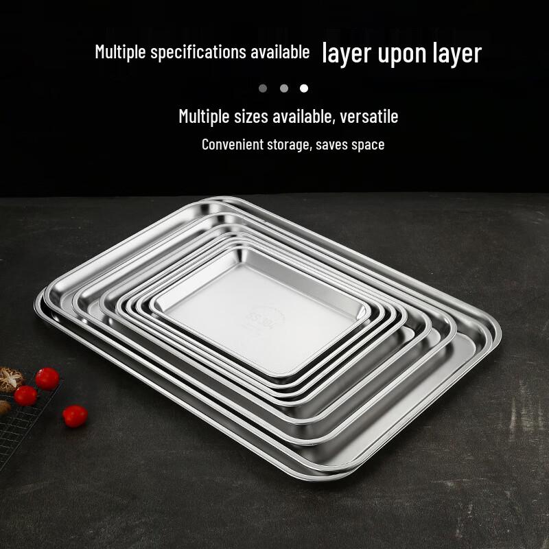 Japansk Rektangulär Djupform i 304 Rostfritt Stål