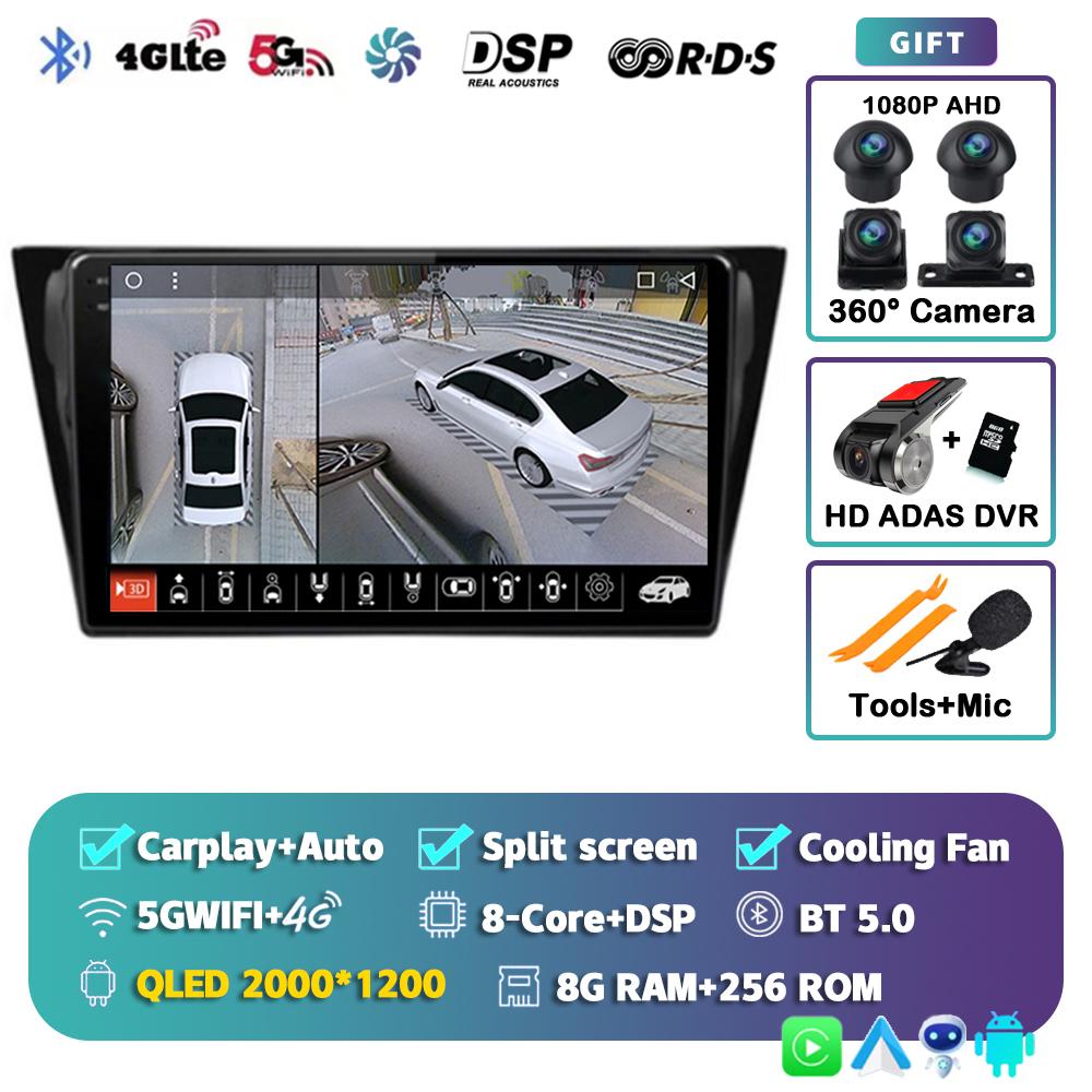 Android 14 Carplay Auto For VW Volkswagen Bora 2016 2017 2018 Car Radio Multimedia Navigation Player Video WIFI Stereo Head Unit