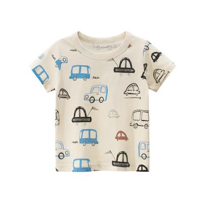 Barnkläder Pojkars Sommarkläder Barns Kortärmade T-shirts Bomull Babykläder