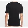 Jordan Air T Shirts Men's Black Crew Neck Moderate Straight Fit CN3576-010
